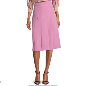 Worthington Womens High Rise Midi Pleated Skirt